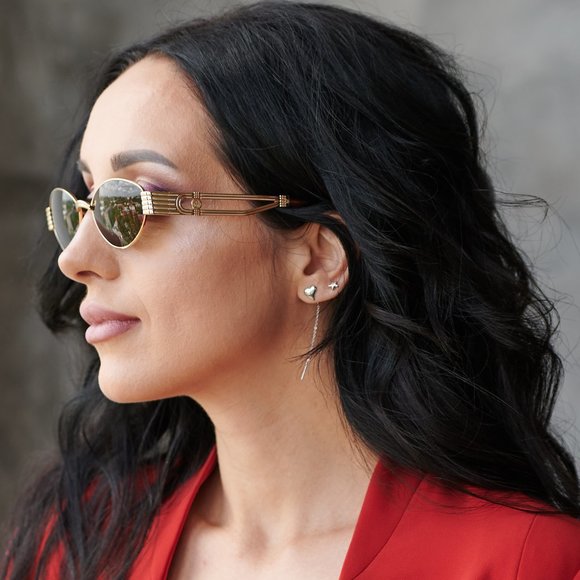 Von Furstenberg cateye vintage sunglasses